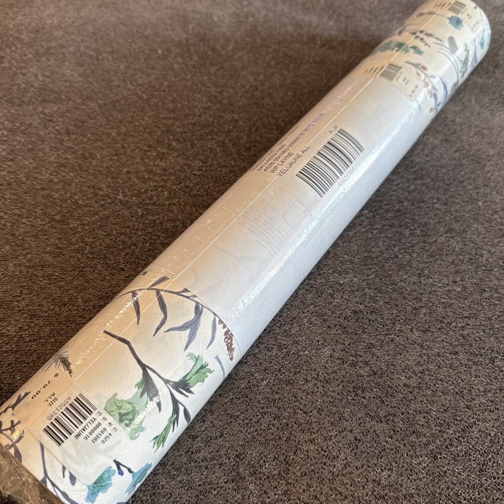 Vintage Layne Wallpaper - Botanical Wildflower Design - New Old Stock Sealed